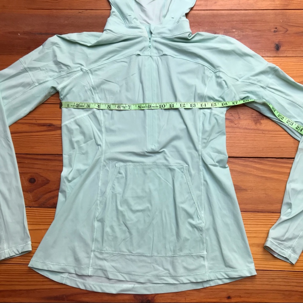 Lululemon Mint Half Zip Hoodie, EUC, 10 - Picture 7 of 16
